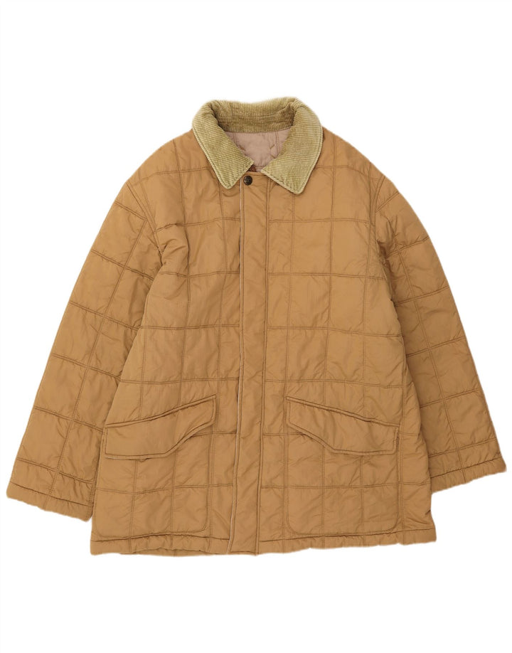 Henry Cottons Mens Quilted Jacket IT 54 2XL Beige