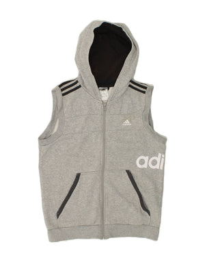 adidas sleeveless hoodie women's