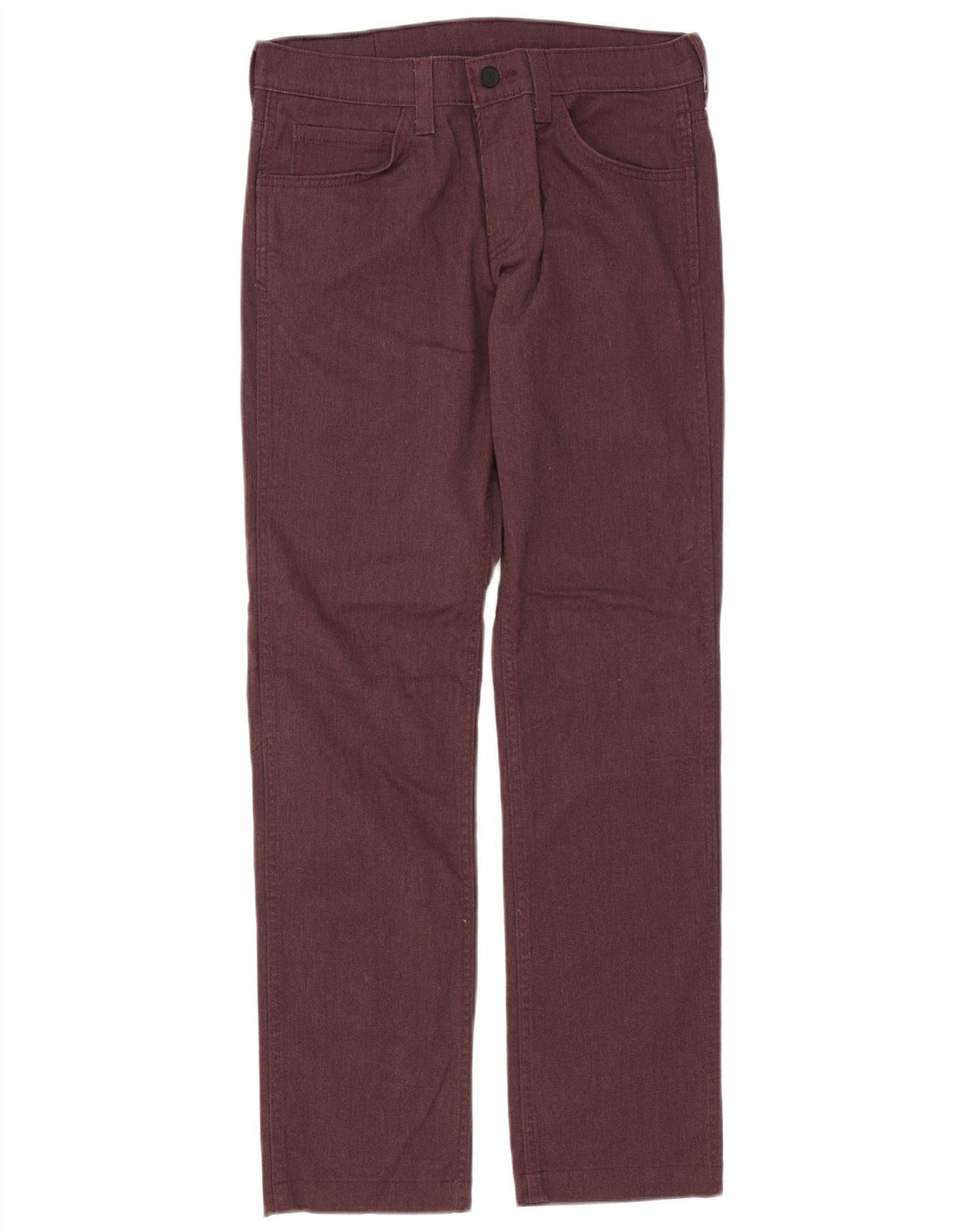 Levi's Mens 511 Slim Jeans W30 L30 Burgundy Cotton