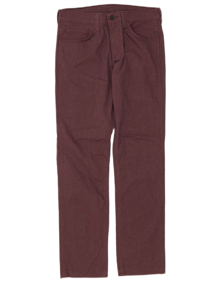 Levi's Mens 511 Slim Jeans W30 L30 Burgundy Cotton
