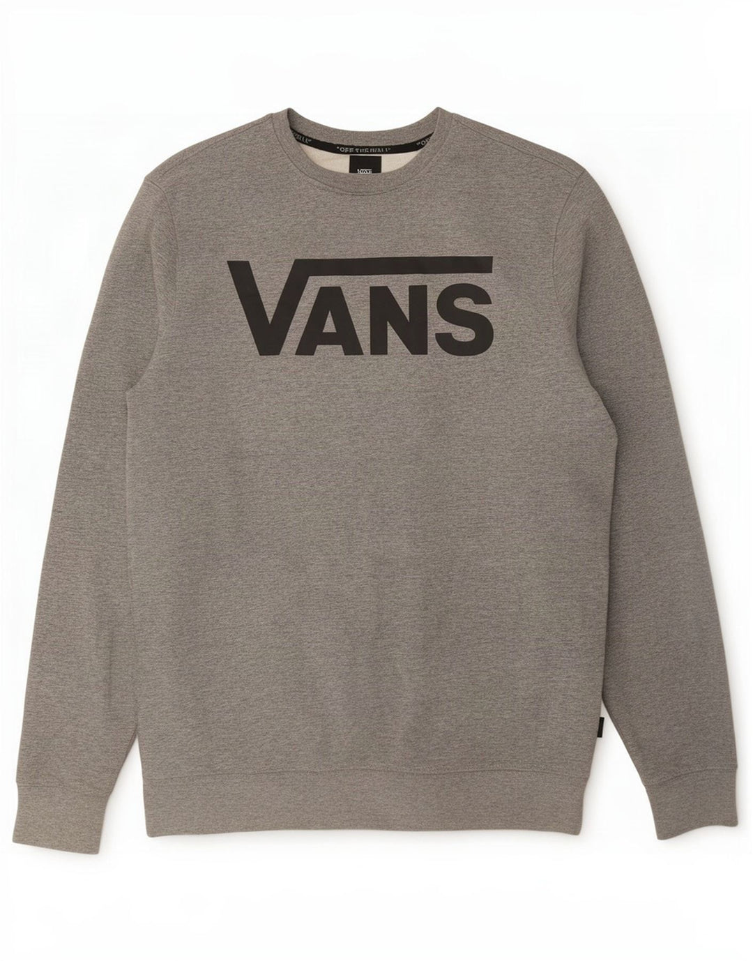 Vans Mens Graphic Sweatshirt Jumper Medium Grey Cotton