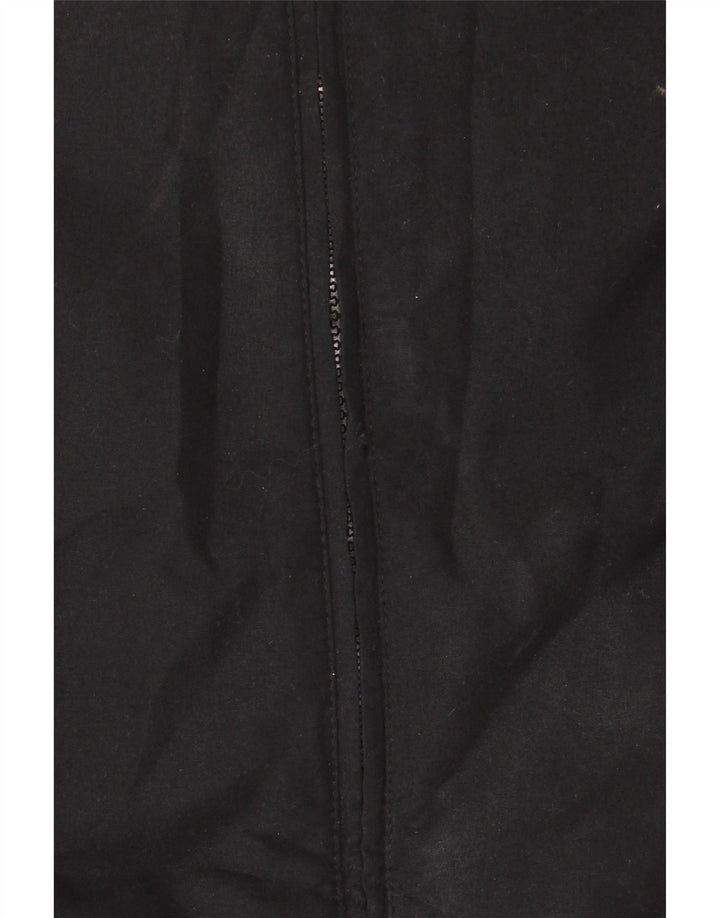 Adidas Mens Tracksuit Top Jacket UK 36/38 Small Black Polyester