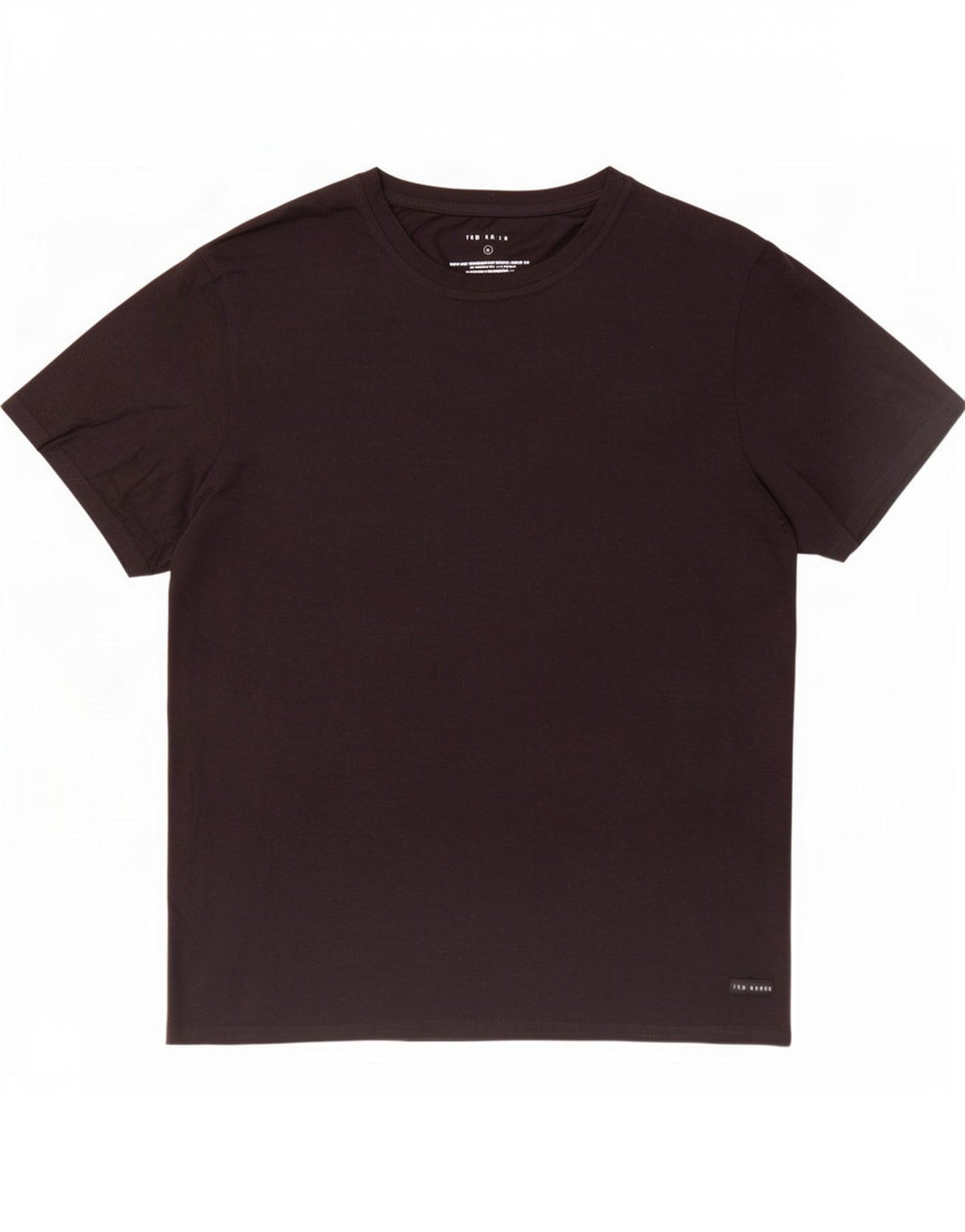 Ted Baker Mens T-Shirt Top Large Black Cotton