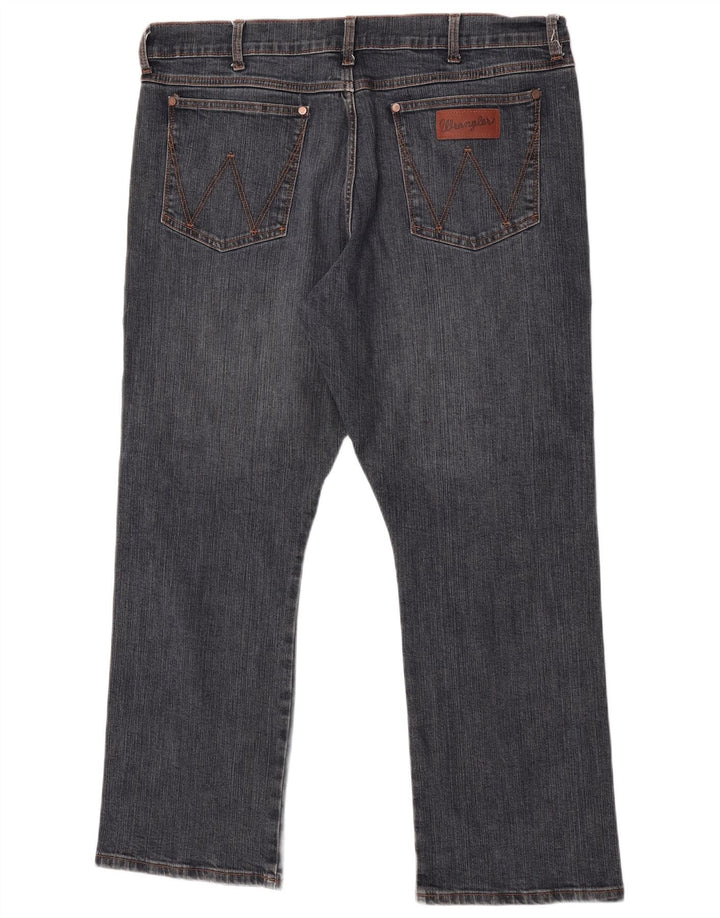 Wrangler Mens Retro Relaxed Fit Bootcut Jeans W38 L37 Blue Cotton