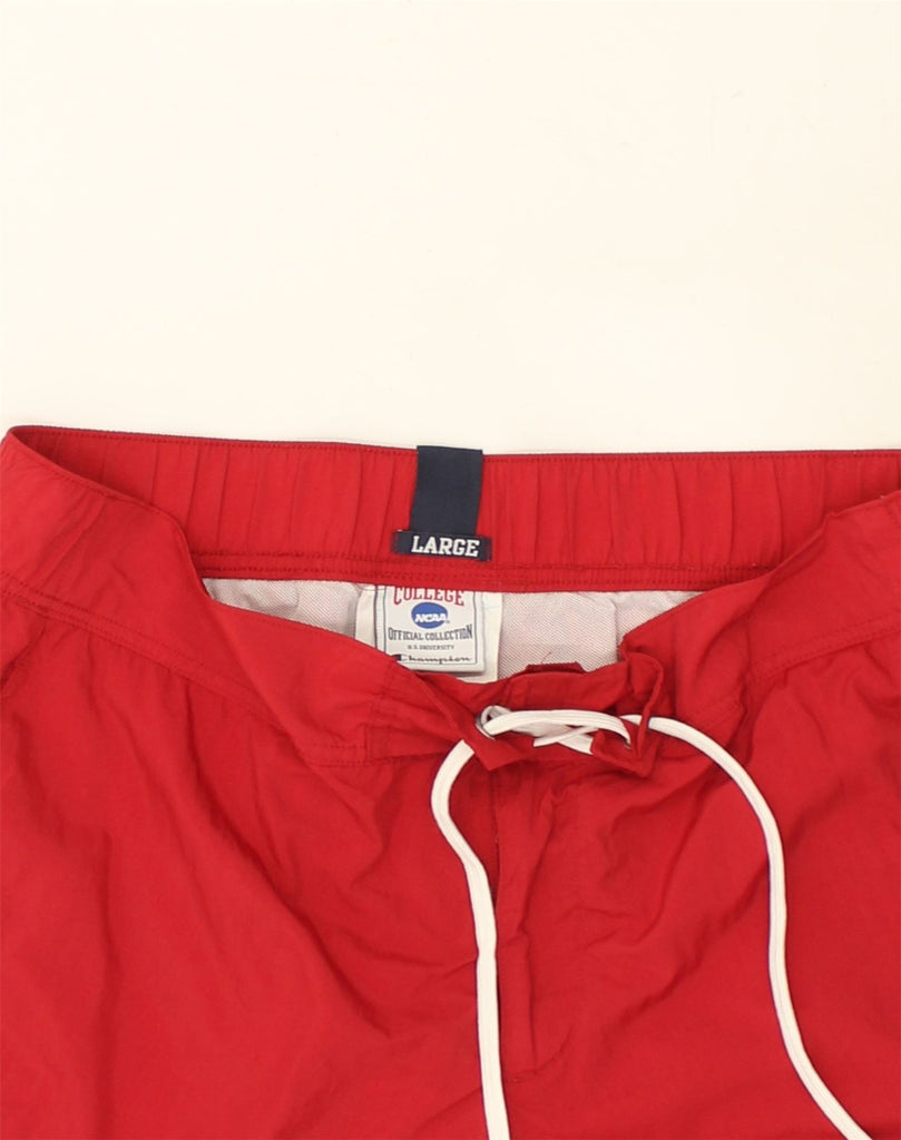 CHAMPION Mens Swimming Shorts Large Red Polyamide | Vintage Champion | Thrift | Second-Hand Champion | Used Clothing | Messina Hembry 