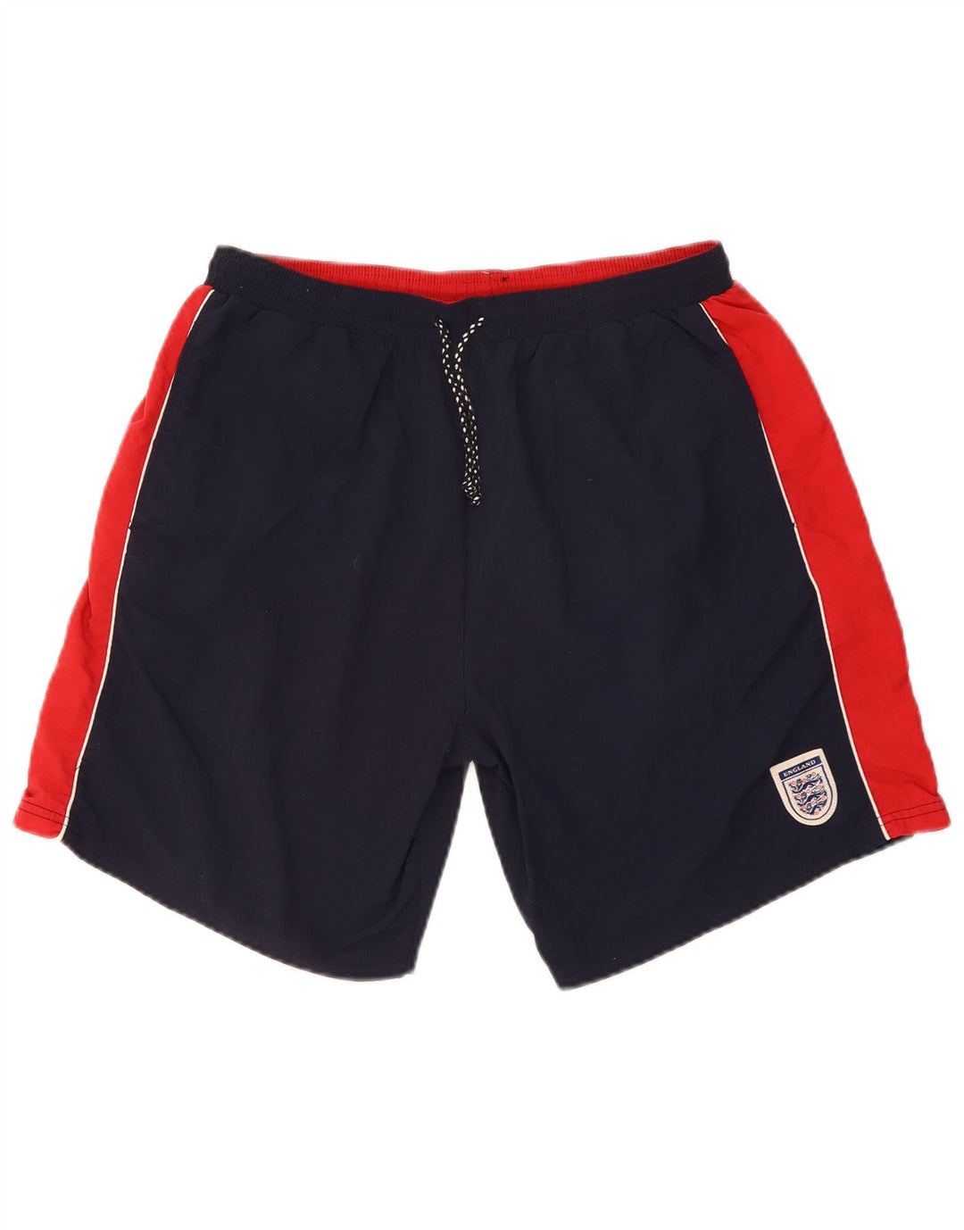 MARKS & SPENCER Mens Swimming Shorts Medium  Navy Blue Colourblock