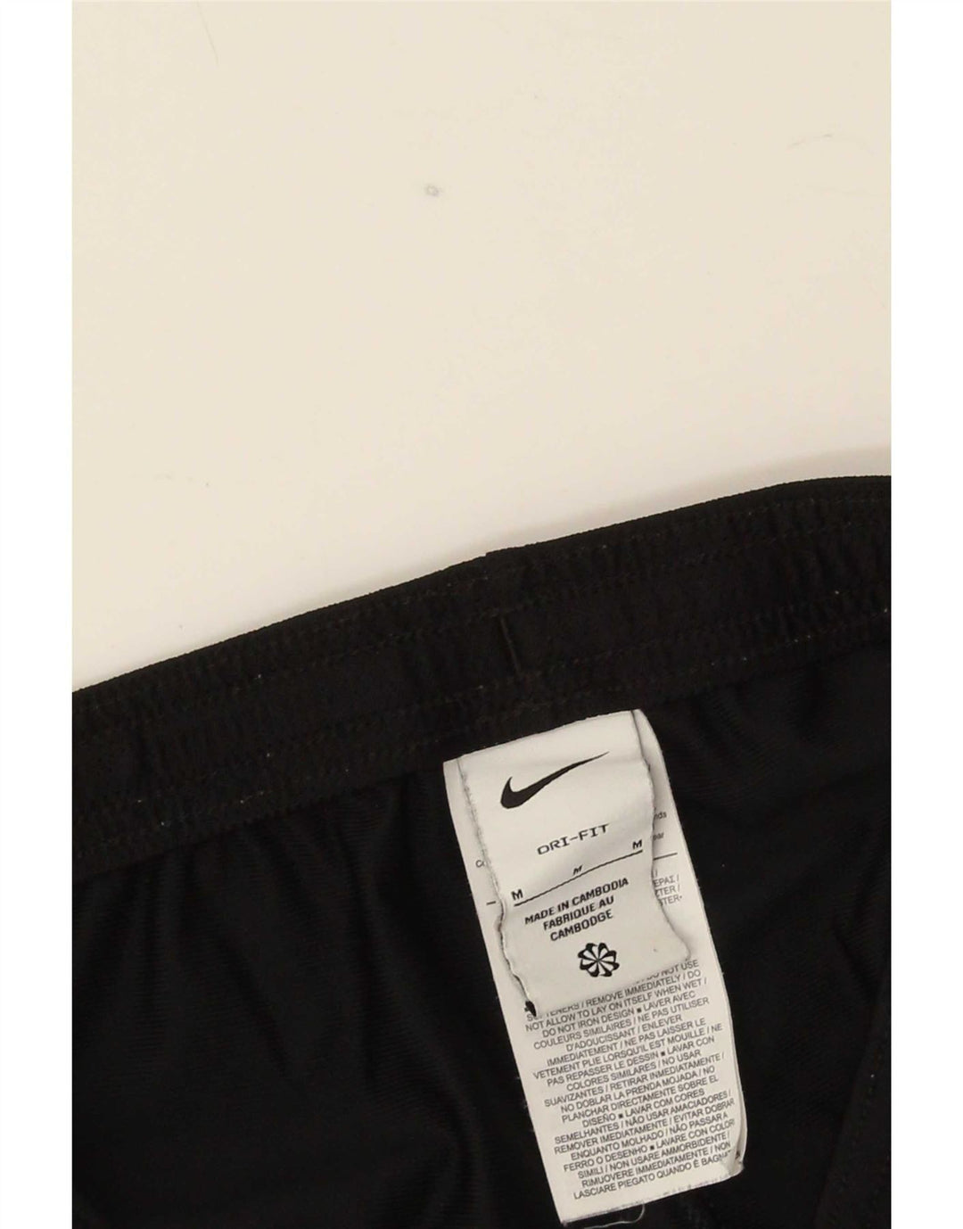 Nike Mens Dri Fit Tracksuit Trousers Medium Black Polyester