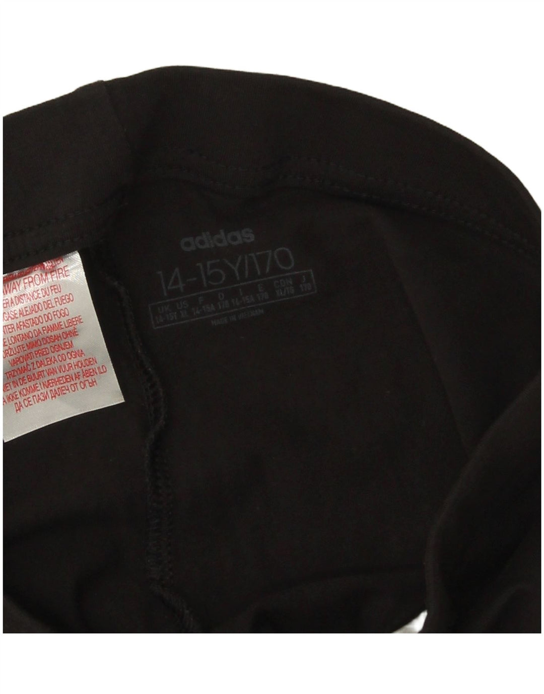 Adidas Girls Graphic Leggings 14-15 Years  Black