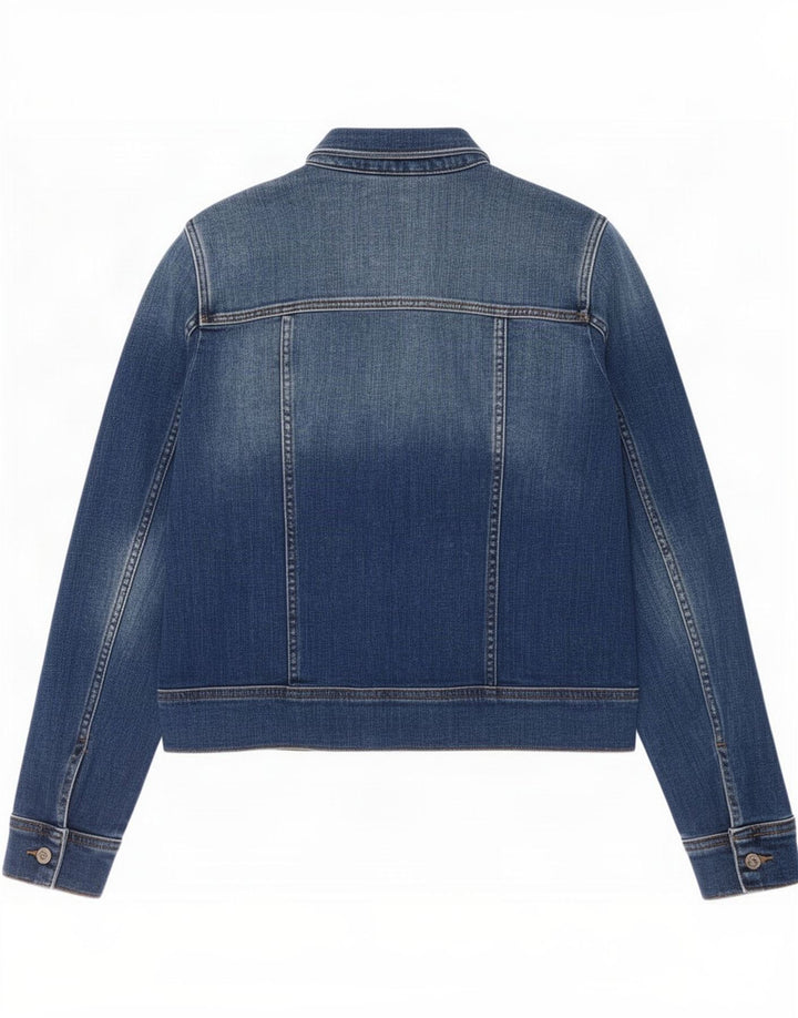 Esprit Womens Denim Jacket UK 12 Medium Blue Cotton