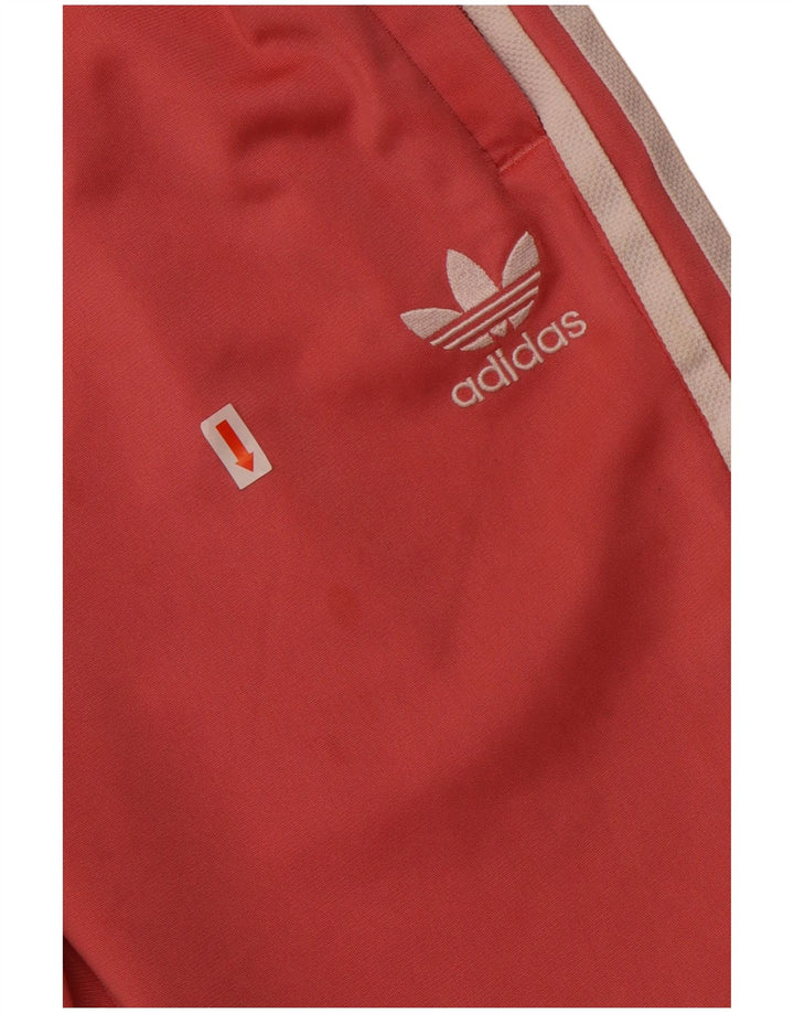 Adidas Girls Tracksuit Trousers Joggers 12-13 Years  Pink Polyester
