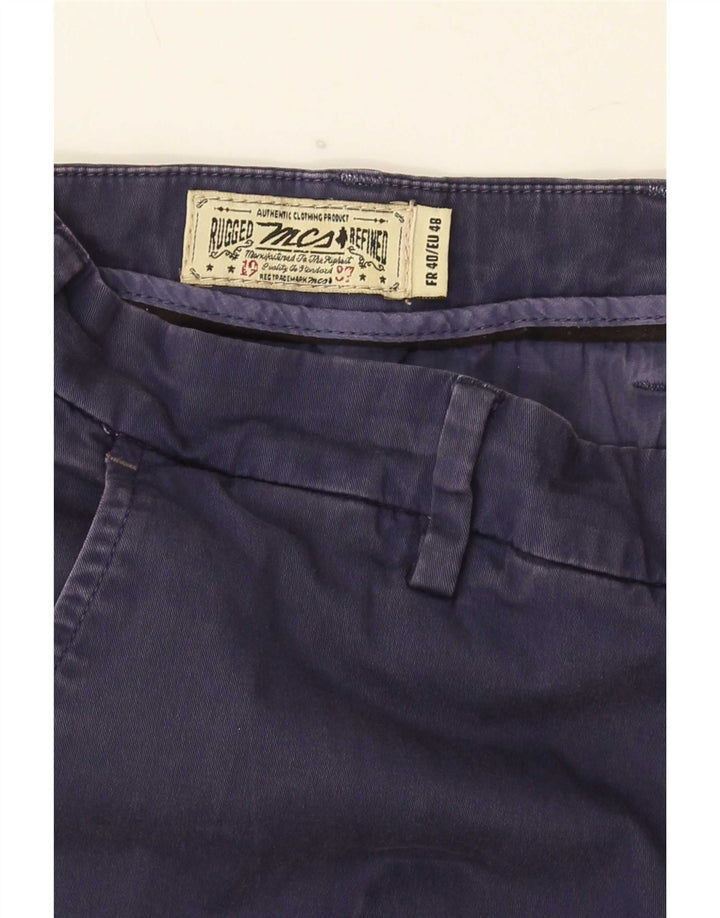 Marlboro Classics Mens Chino Trousers EU 48 Medium W32 L34 Navy Blue