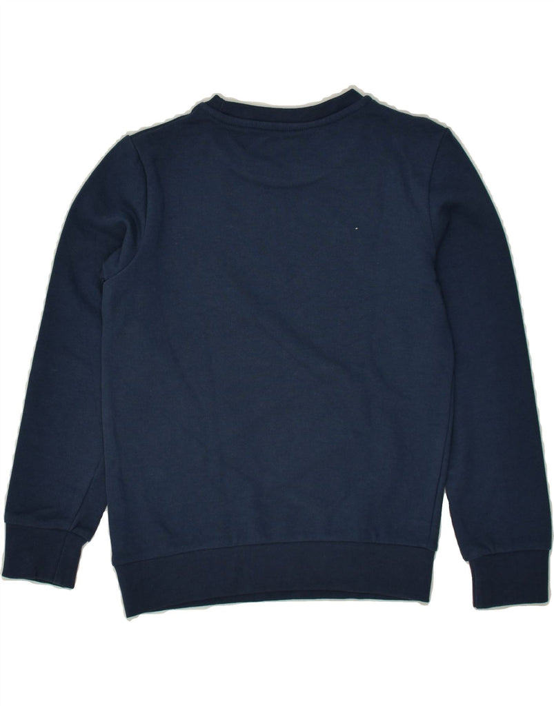 KAPPA Boys Graphic Sweatshirt Jumper 7-8 Years Navy Blue | Vintage Kappa | Thrift | Second-Hand Kappa | Used Clothing | Messina Hembry 