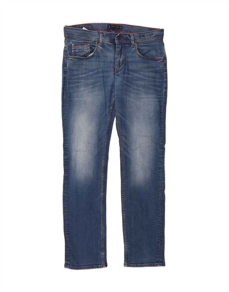 TOMMY HILFIGER Mens Denton Straight Jeans W34 L34 Blue Cotton Vintage Tommy Hilfiger and Second-Hand Tommy Hilfiger from Messina Hembry 