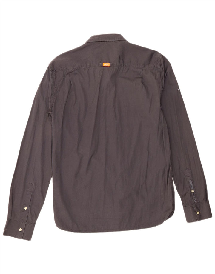 Superdry Mens Shirt Large Grey Cotton
