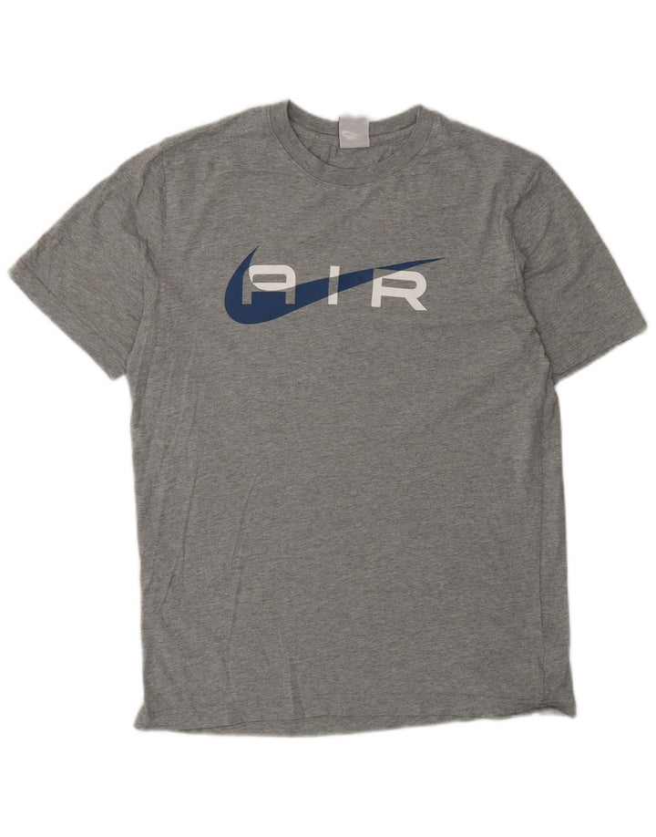 Nike Mens Graphic T-Shirt Top Medium Grey Cotton