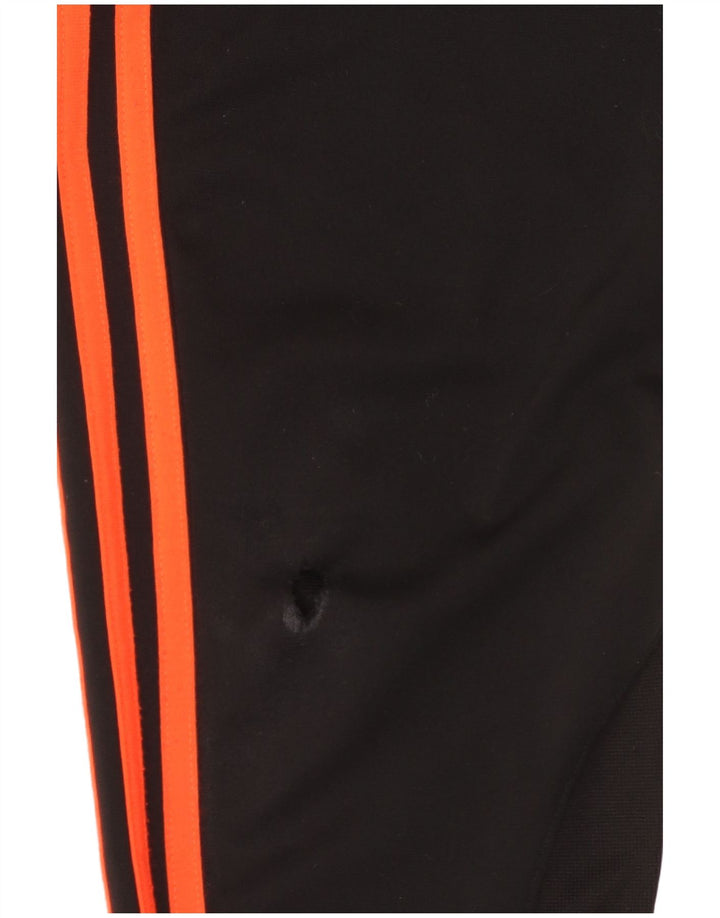 Adidas Boys Tracksuit Trousers 11-12 Years Black Polyester