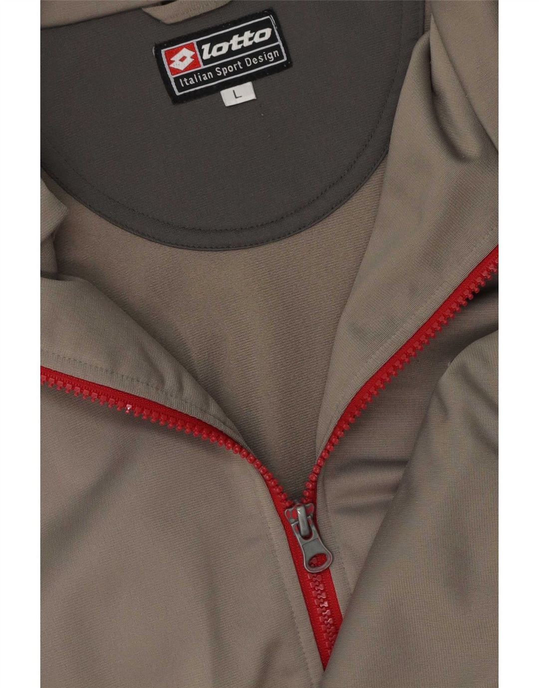 Lotto Mens Tracksuit Top Jacket Large Grey