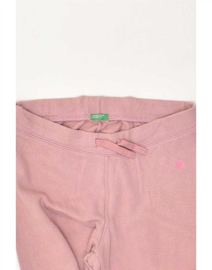 BENETTON Womens Tracksuit Trousers UK 12 Medium Pink | Vintage Benetton | Thrift | Second-Hand Benetton | Used Clothing | Messina Hembry 