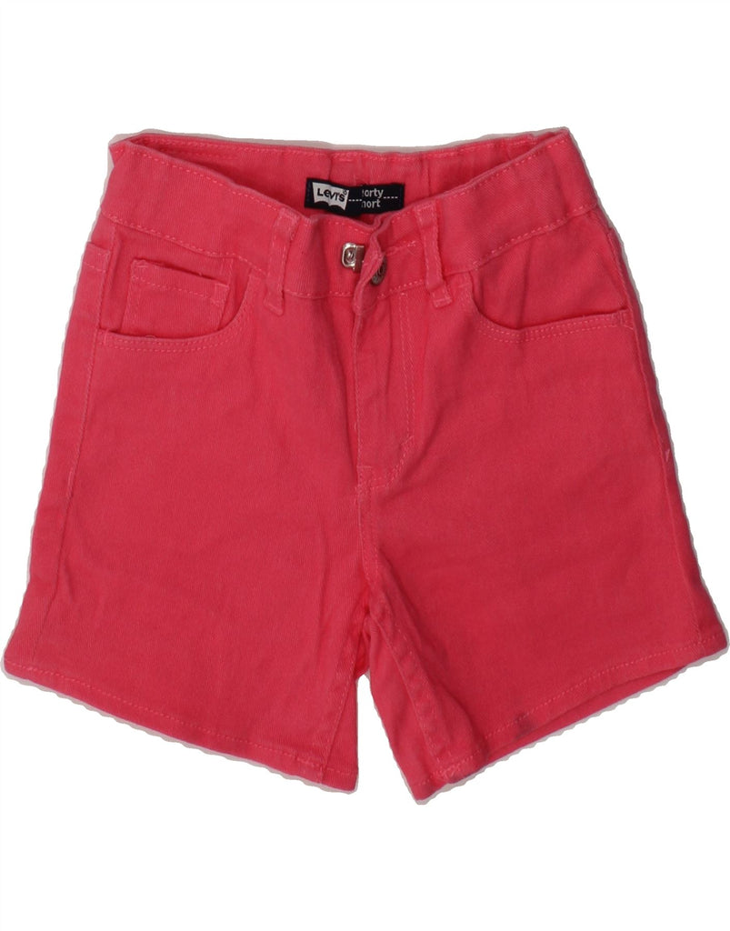 LEVI'S Girls Casual Shorts 5-6 Years W20 Pink Ramie | Vintage Levi's | Thrift | Second-Hand Levi's | Used Clothing | Messina Hembry 