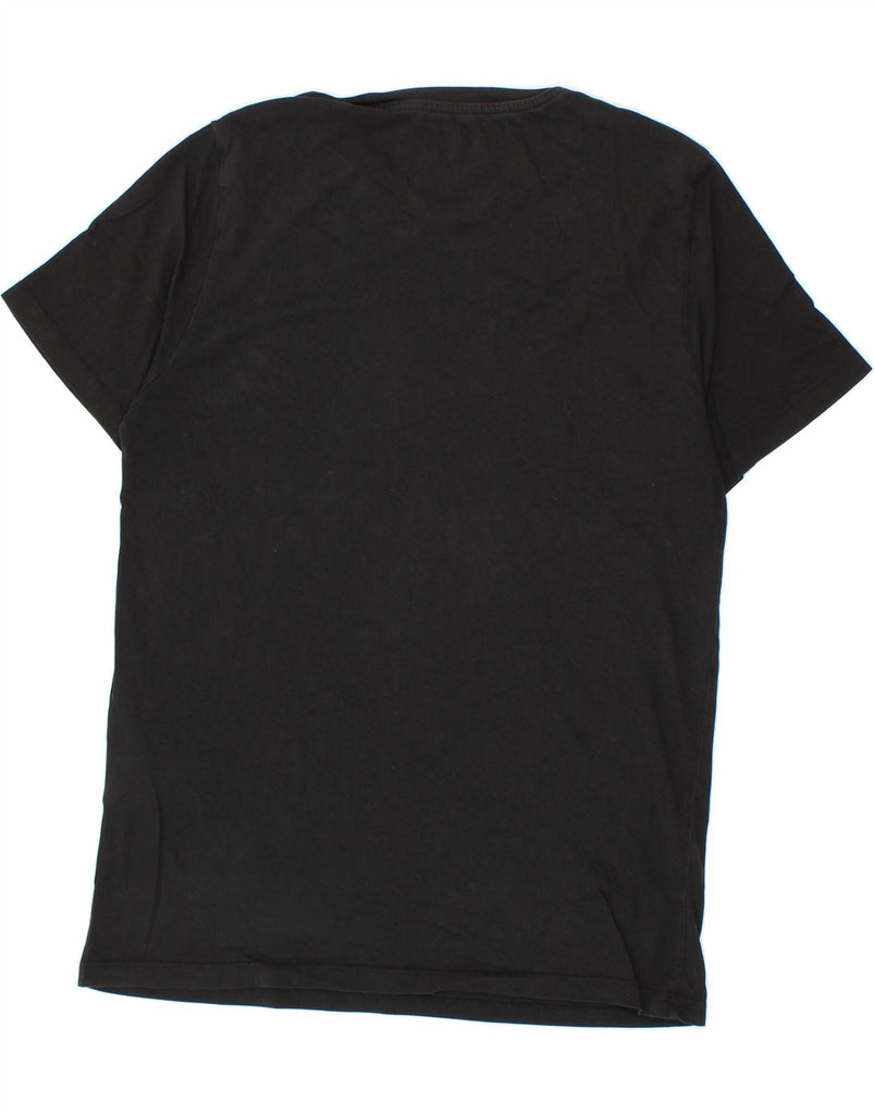 LEVI'S Mens Graphic T-Shirt Top Medium Black Cotton Vintage Levi's and Second-Hand Levi's from Messina Hembry 