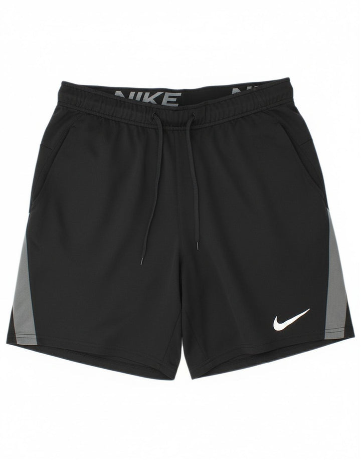 Nike Mens Dri Fit Sport Shorts Medium Black Colourblock Polyester