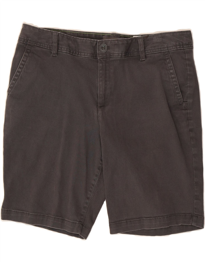 EDDIE BAUER Womens Chino Shorts US 12 Large W34 Grey Cotton Vintage Eddie Bauer and Second-Hand Eddie Bauer from Messina Hembry 