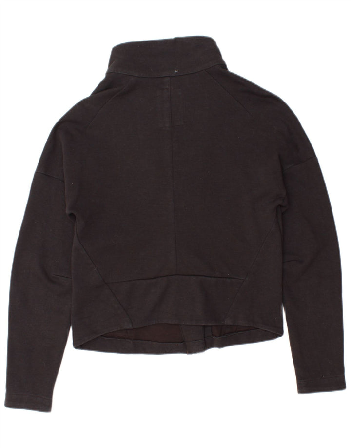 Adidas Womens Tracksuit Top Jacket UK 8/10 Small Black