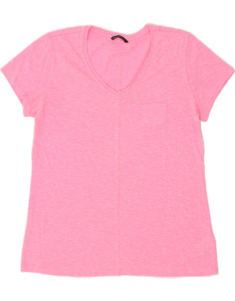 Disney - T-shirt Fille Imprimé Lilo Et Stitch En Coton - Rose Fushia