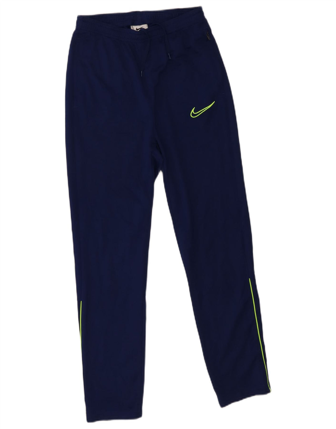 NIKE Boys Dri Fit Tracksuit Trousers 13-14 Years XL Blue Polyester