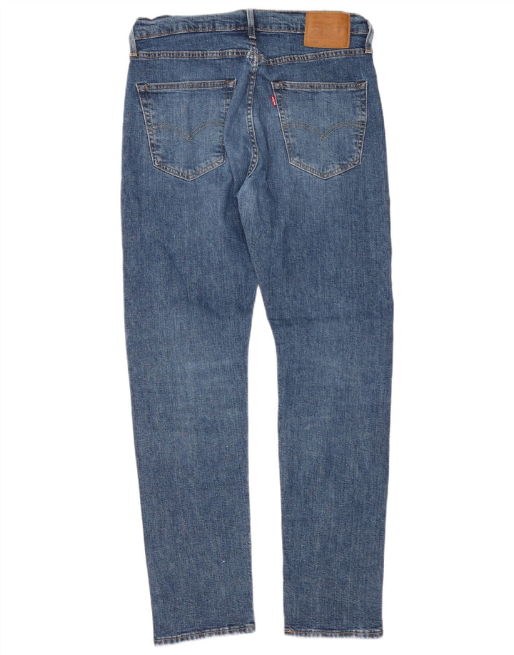 Levi's Mens 502 Tapered Jeans W33 L34 Blue Cotton
