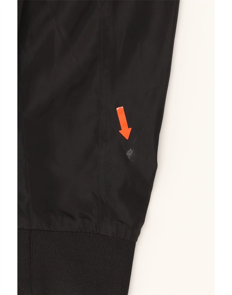 JACK & JONES Mens Bomber Jacket UK 40 Large Black Polyester Vintage Jack & Jones and Second-Hand Jack & Jones from Messina Hembry 
