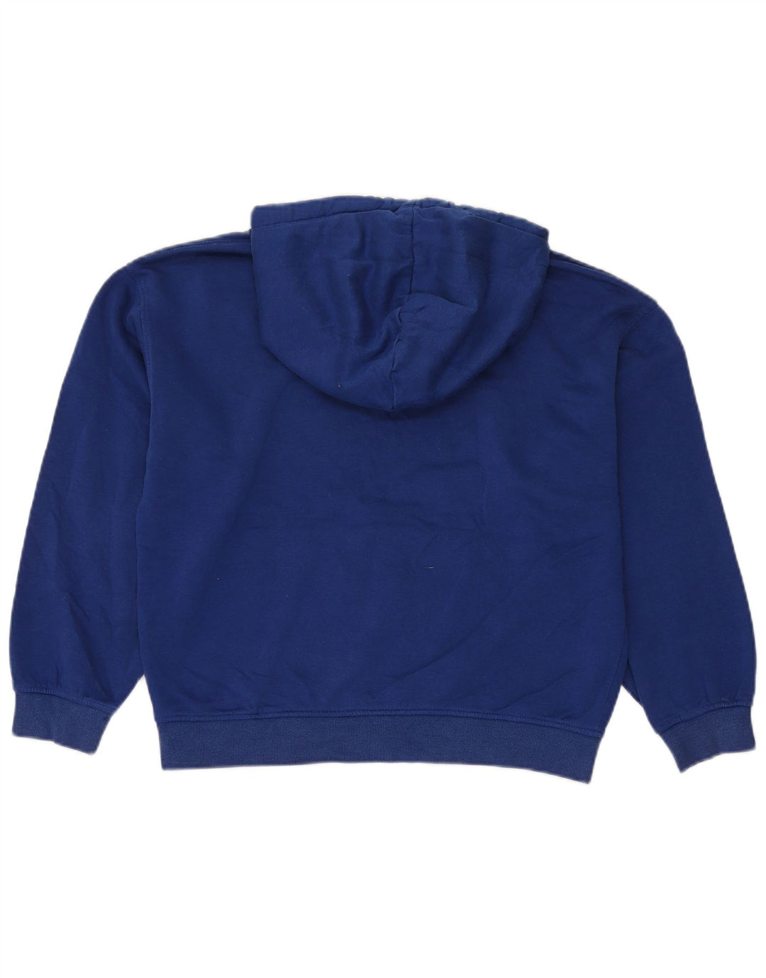 Zara Womens Oversized Hoodie Jumper UK 14 Medium Blue Cotton