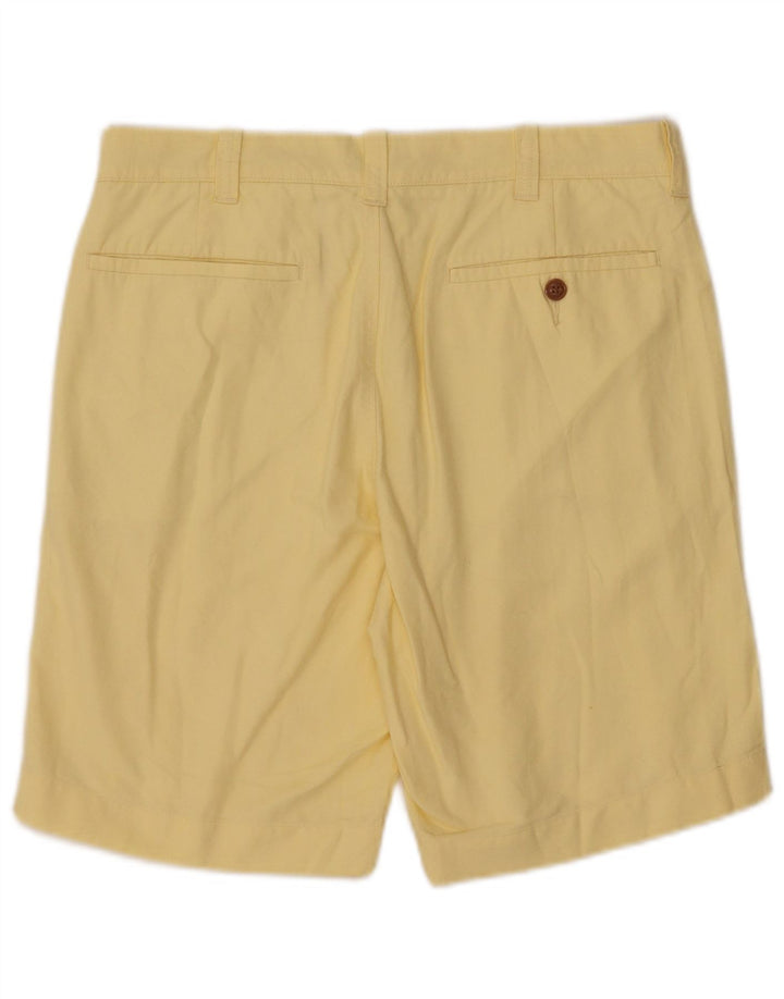 J. CREW Mens Chino Shorts W30 Medium  Yellow Cotton