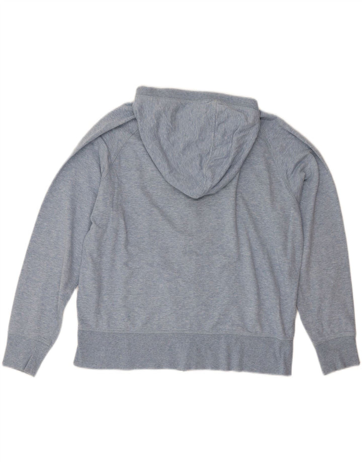 EDDIE BAUER Womens Zip Hoodie Sweater UK 18 XL Blue Cotton Vintage Eddie Bauer and Second-Hand Eddie Bauer from Messina Hembry 