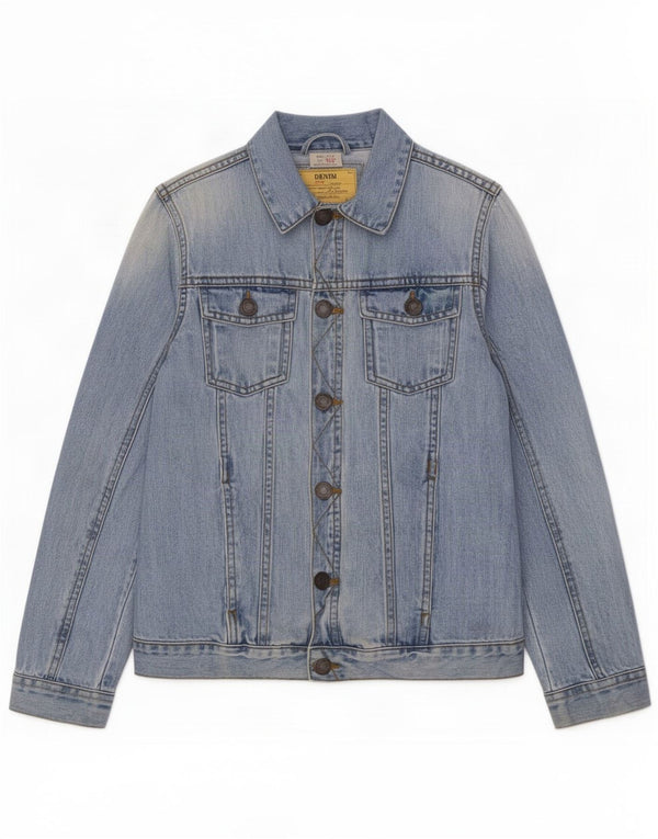 Zara Boys Denim Jacket 11-12 Years Blue