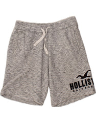 HOLLISTER Mens Graphic Sport Shorts Medium  Grey Flecked Cotton