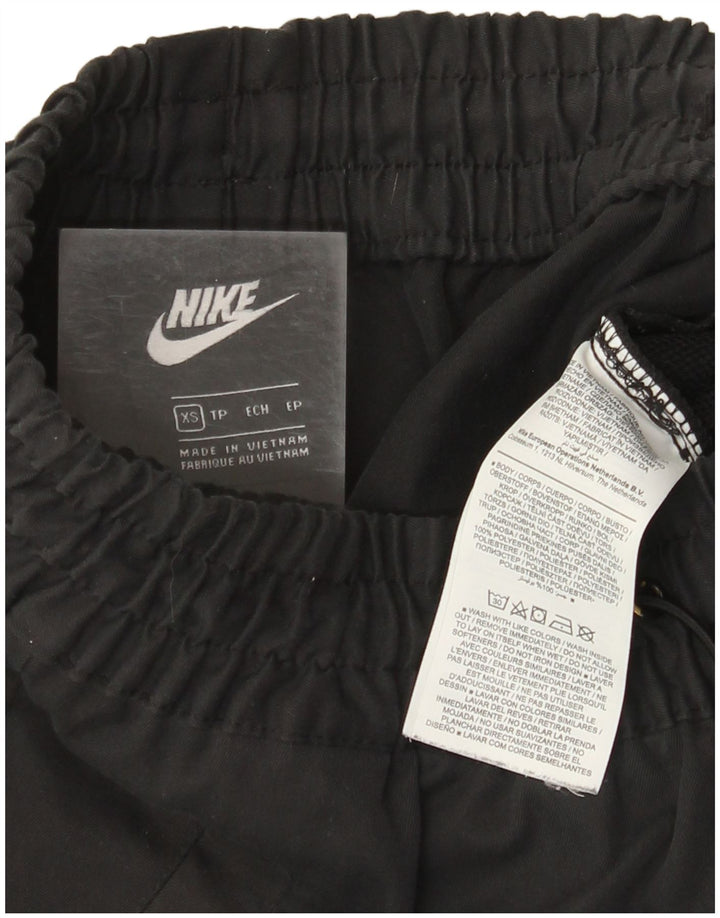 Nike Womens Tracksuit Trousers Joggers UK 4 XS  Black Polyester