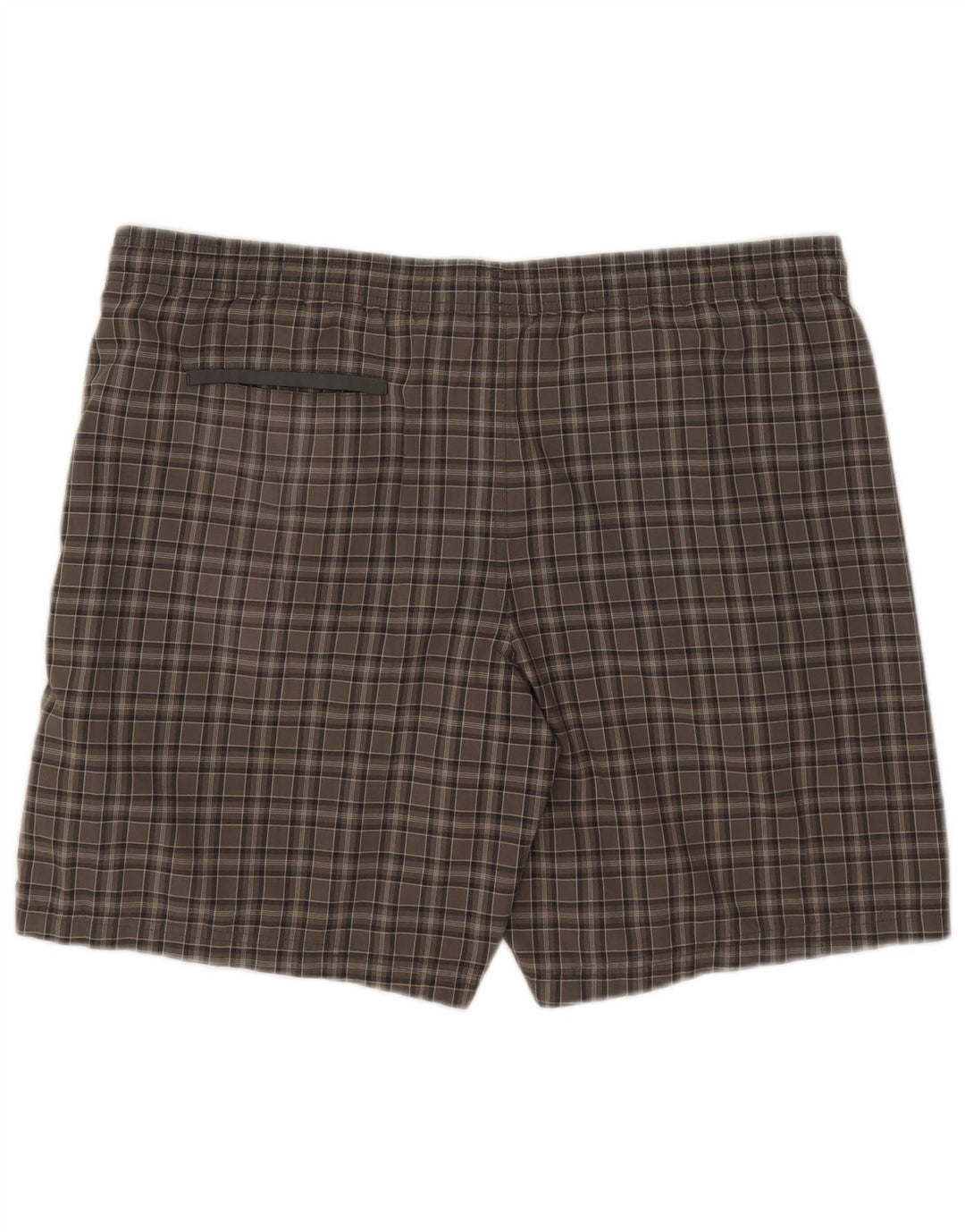 Adidas Mens Swimming Shorts Large Grey Check Polyester