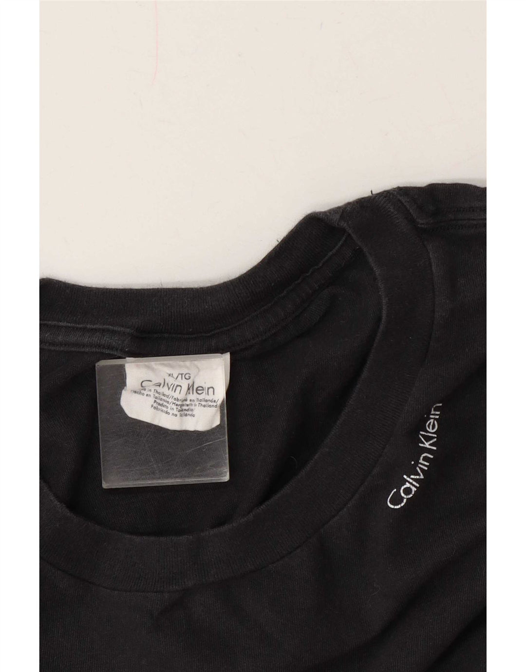 Calvin Klein Mens T-Shirt Top XL Grey Cotton