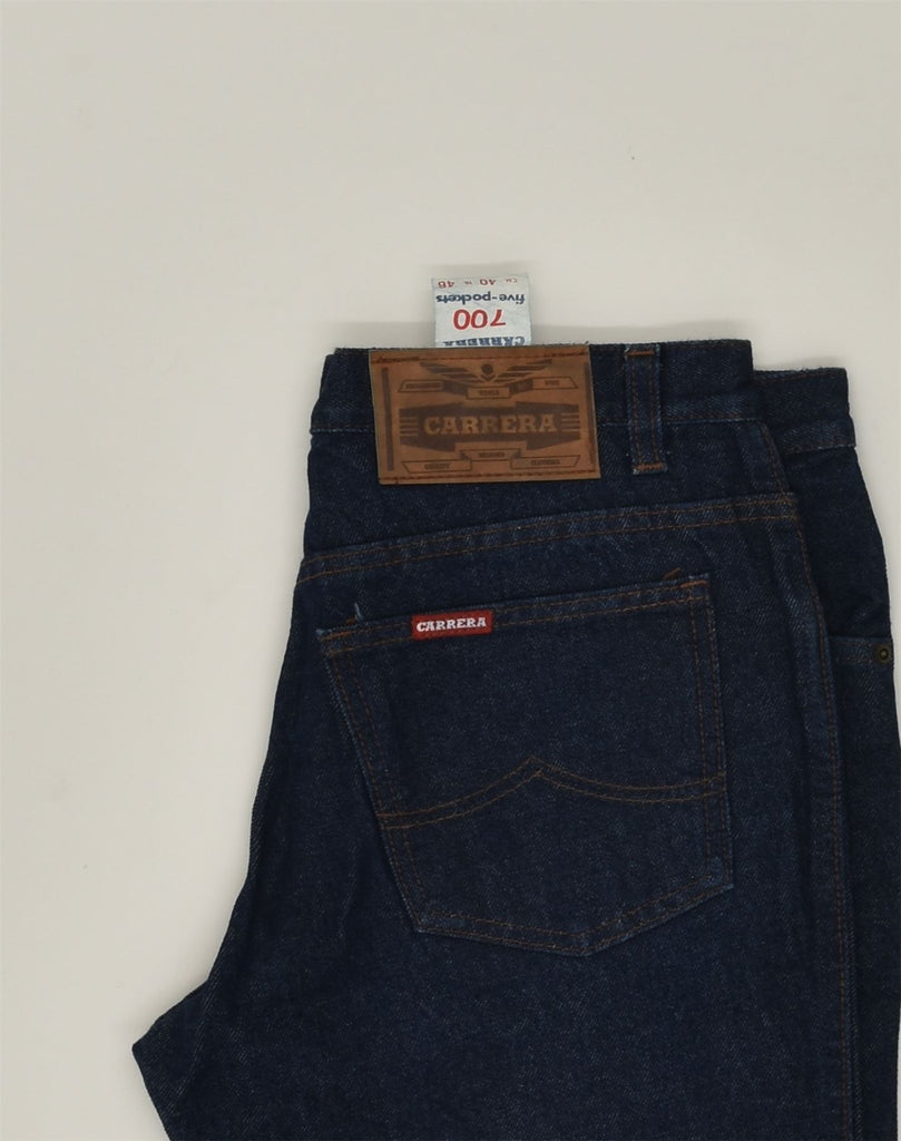 CARRERA Mens 700 Straight Jeans IT 46 Small W30 L37 Navy Blue Cotton | Vintage Carrera | Thrift | Second-Hand Carrera | Used Clothing | Messina Hembry 