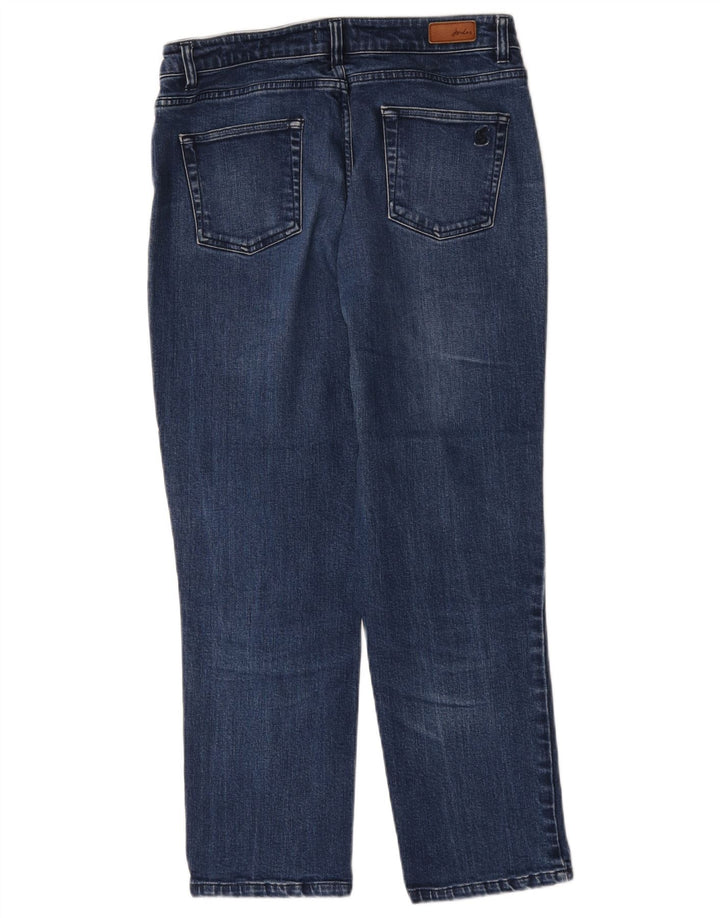 Joules Womens Straight Jeans UK 12 Medium W32 L26 Blue Cotton