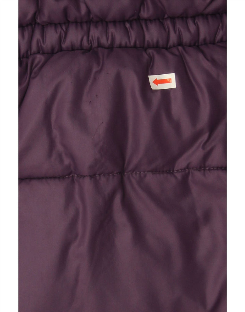 NIKE Girls Hooded Padded Jacket 10-11 Years Medium Purple Nylon Vintage Nike and Second-Hand Nike from Messina Hembry 