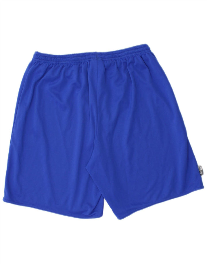 ADIDAS Mens Climalite Sport Shorts Large  Blue Polyester