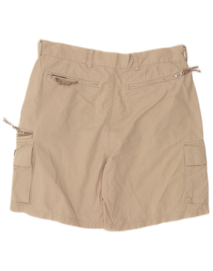 Napapijri Mens Cargo Shorts IT 48 Medium W30 Beige Cotton