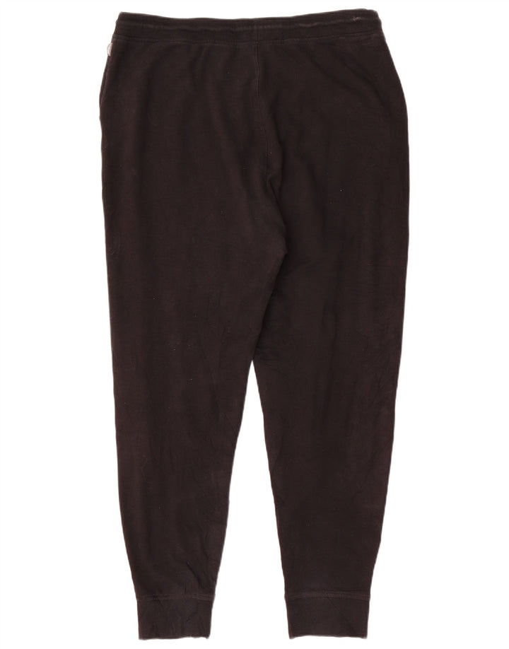 EDDIE BAUER Womens Tracksuit Trousers Joggers UK 16 Large Black