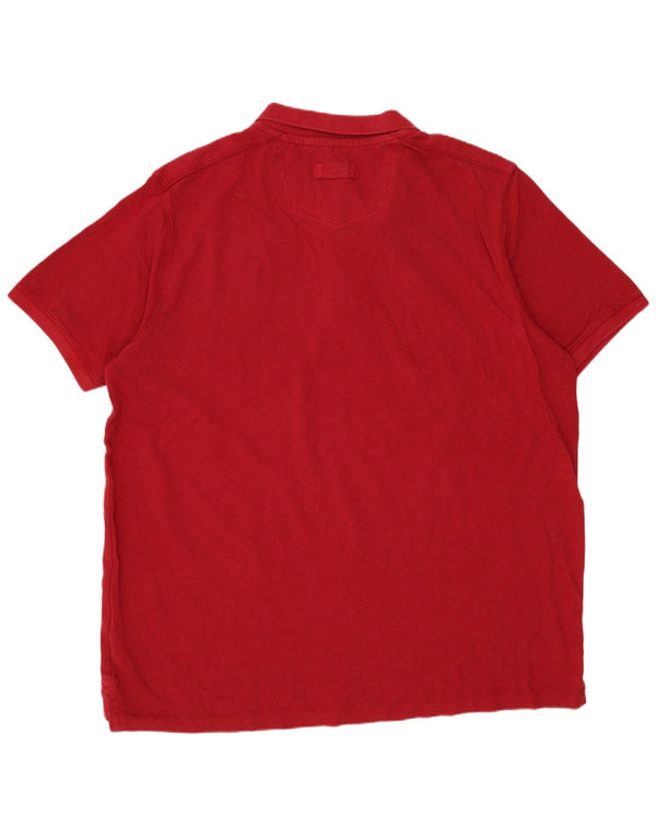 Fat Face Mens Polo Shirt 2XL Red Cotton