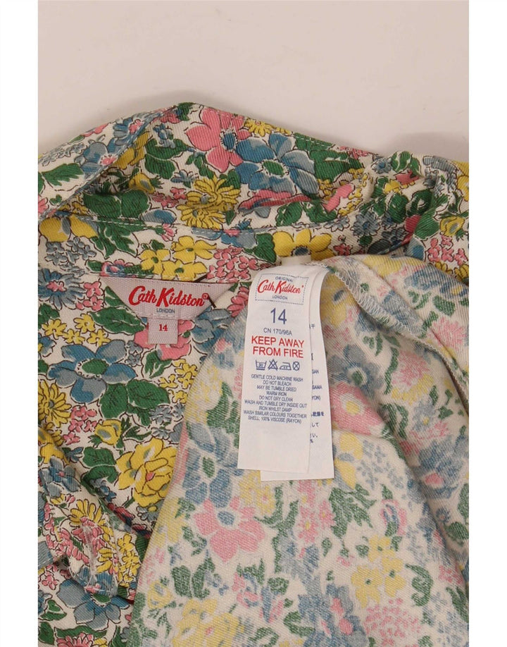 Cath Kidston Womens Shirt Blouse UK 14 Large Multicoloured Floral