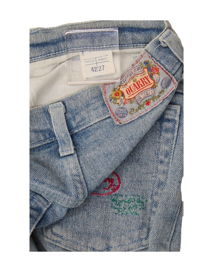 QUARRY Womens Tapered Jeans W27 L26 Blue Cotton Vintage Quarry and Second-Hand Quarry from Messina Hembry 
