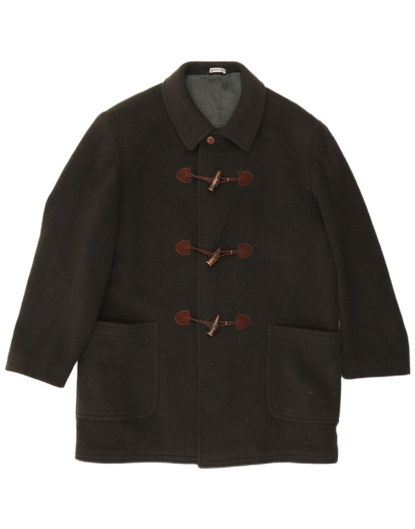 Tadon Mens Duffle Coat IT 56 3XL Green Wool