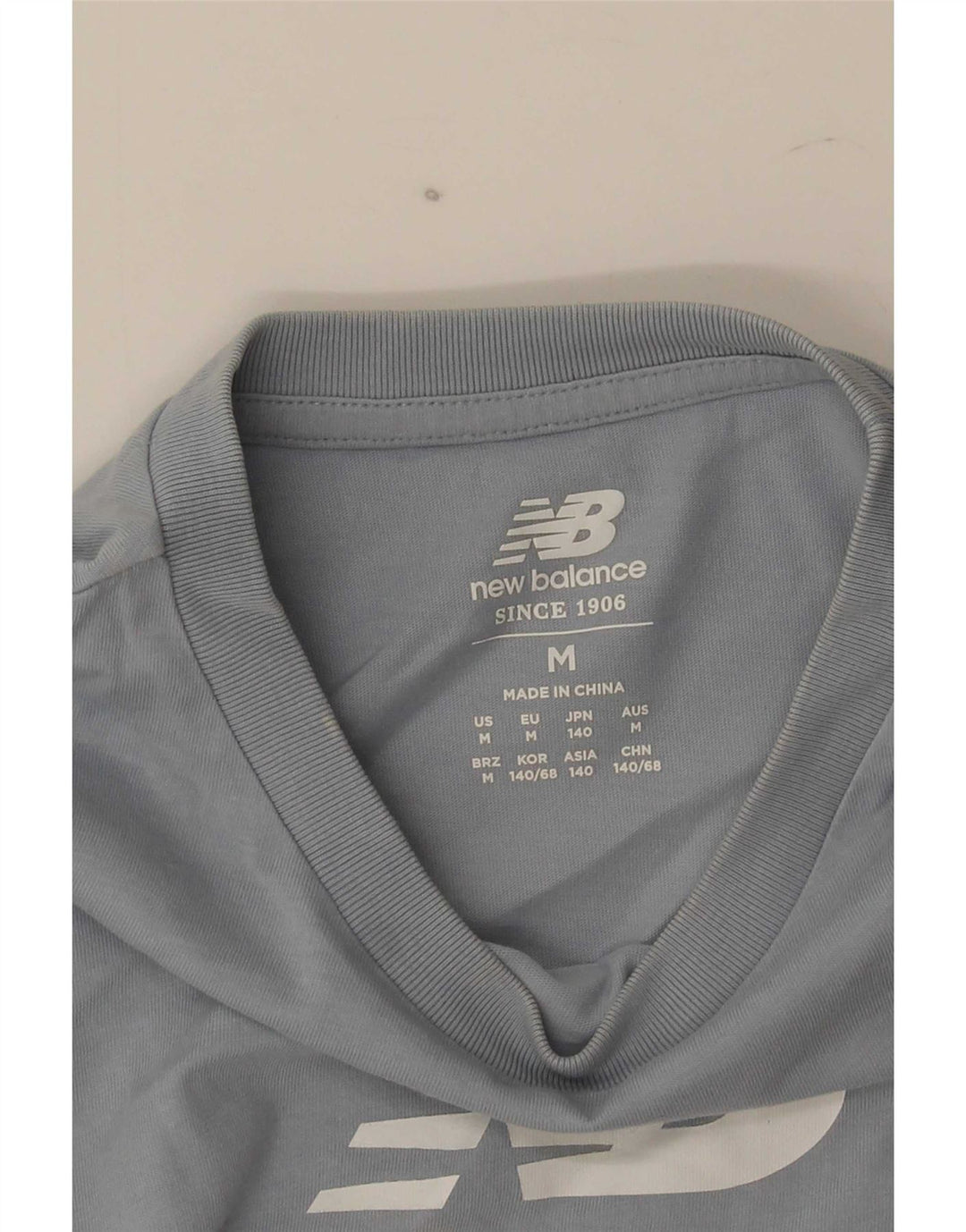 New Balance Boys Graphic T-Shirt Top 9-10 Years Medium Blue